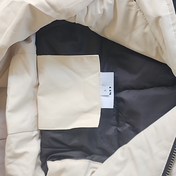 Lit Stouthearted duck down winter parka NWOT hooded pockets oversized black S - Picture 5 of 17